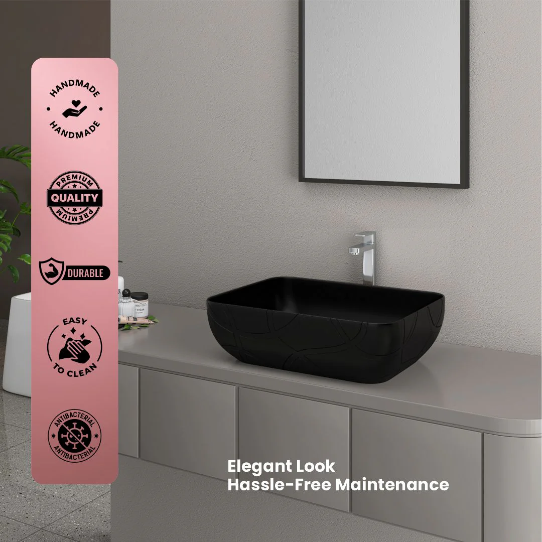 Designer Counter Top Basin (Brezza TT MN06) - Image 5