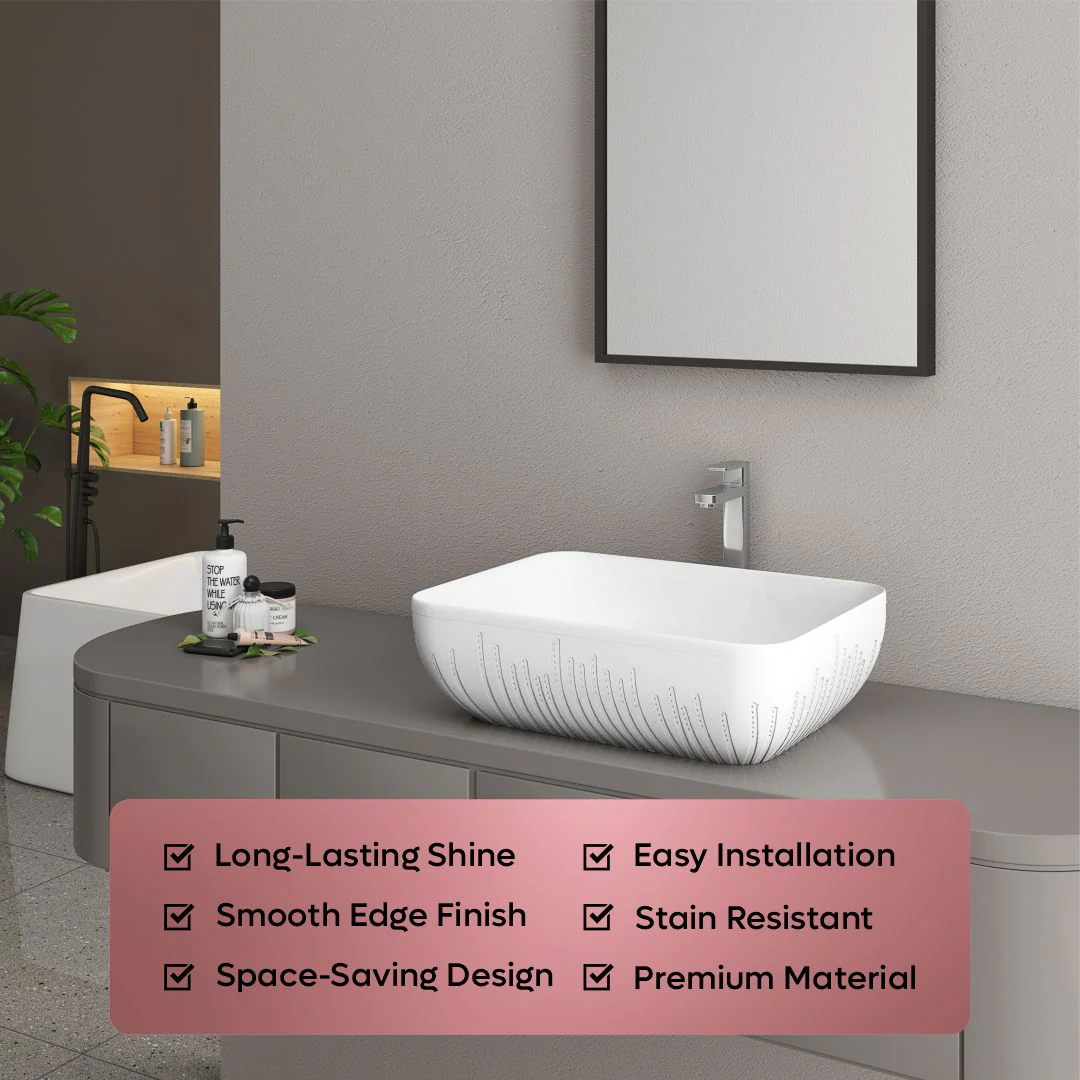 Designer Counter Top Basin (Brezza TT MN08) - Image 8