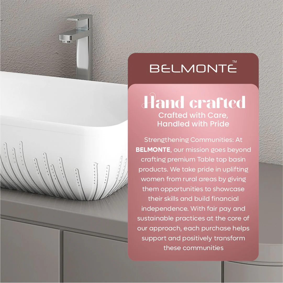 Designer Counter Top Basin (Brezza TT MN08) - Image 9