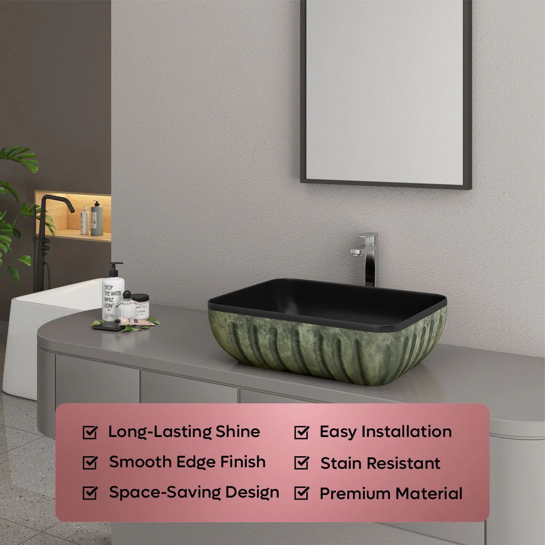 Designer Counter Top Basin (Brezza TT MN09) - Image 7