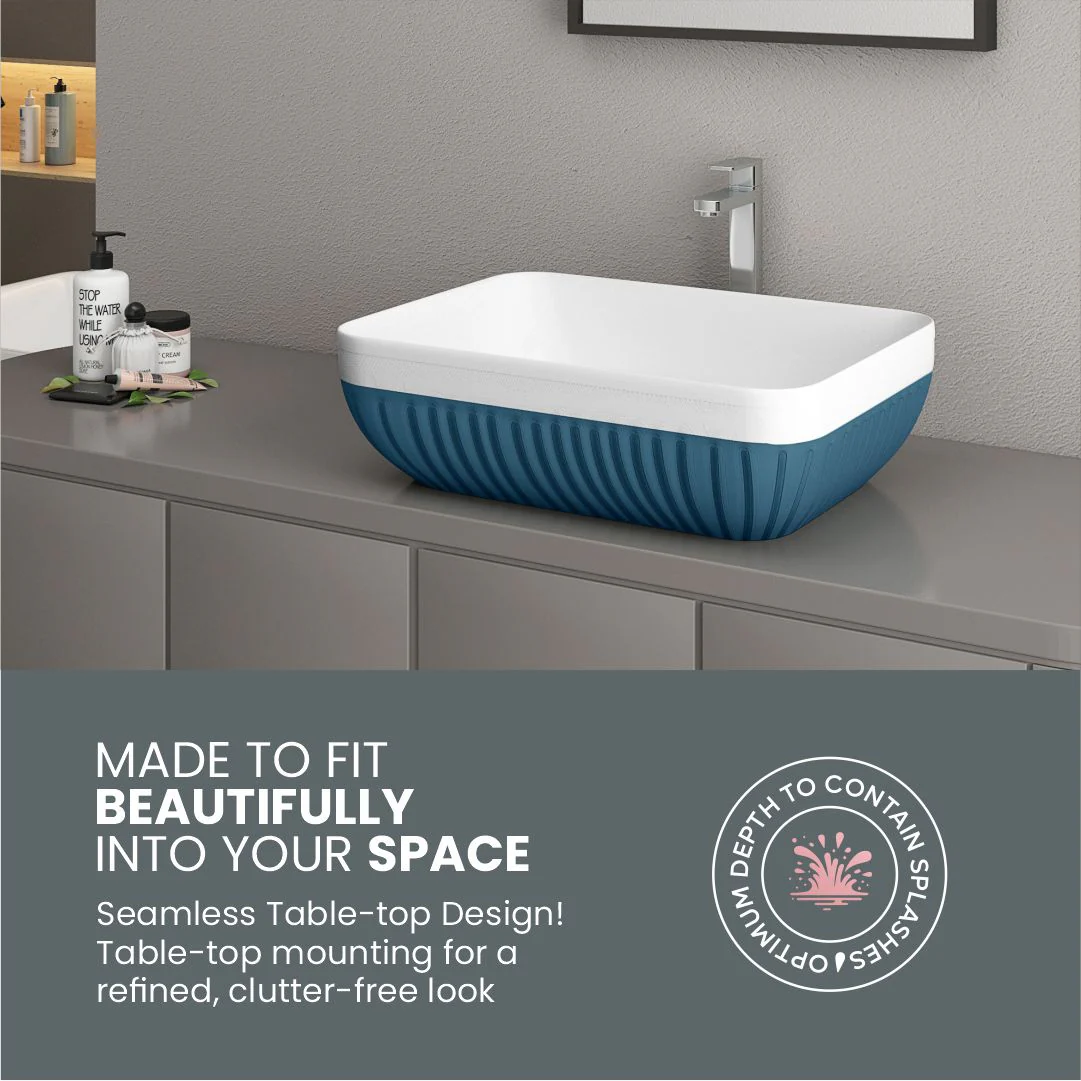 Designer Counter Top Basin (Brezza TT MN11) - Image 6