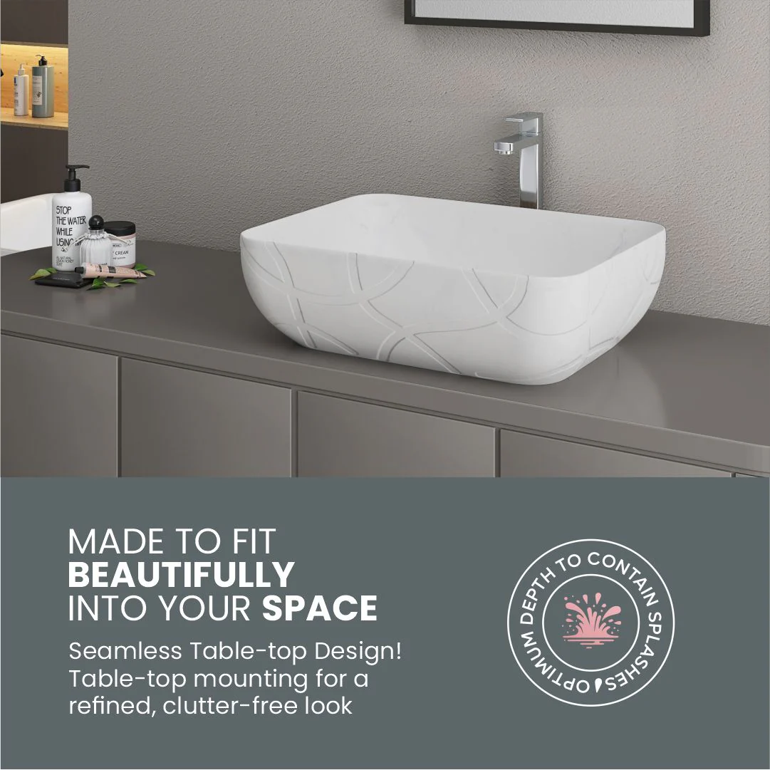 Designer Counter Top Basin (Brezza TT MN13) - Image 6