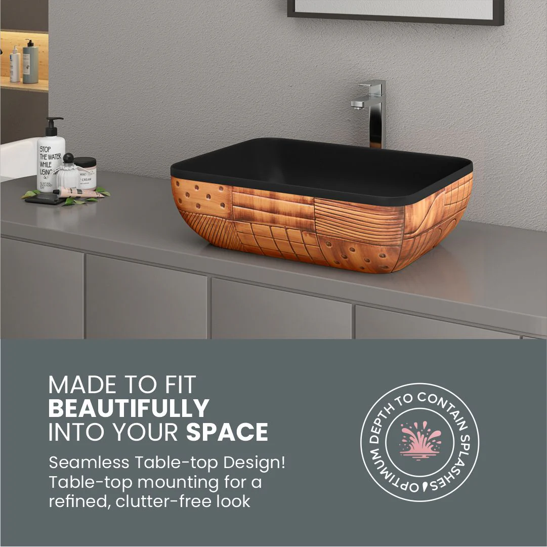 Designer Counter Top Basin (Brezza TT MN16) - Image 6