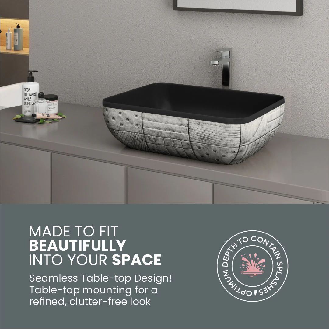 Designer Counter Top Basin (Brezza TT MN17) - Image 6