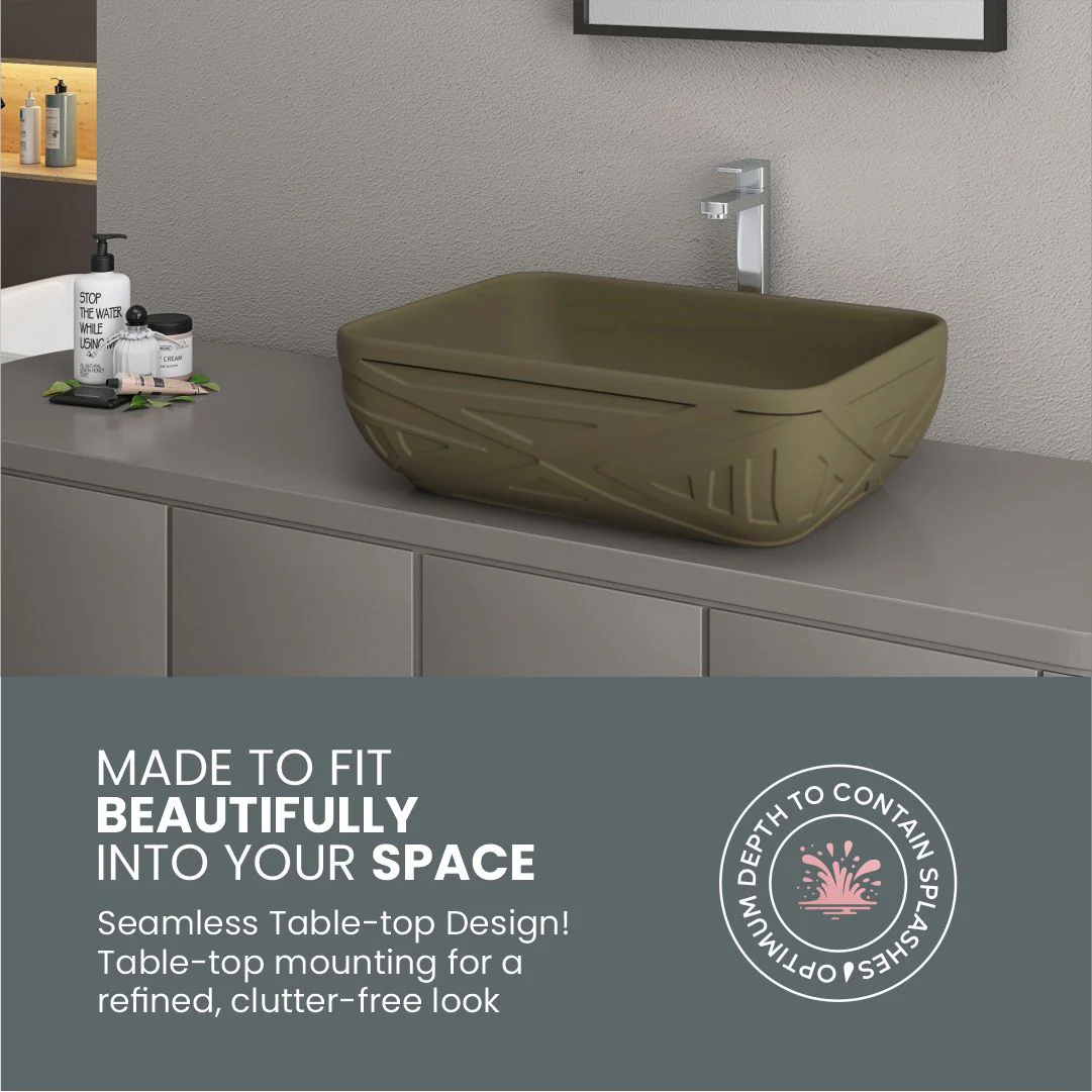 Designer Counter Top Basin (Brezza TT MN33) - Image 6