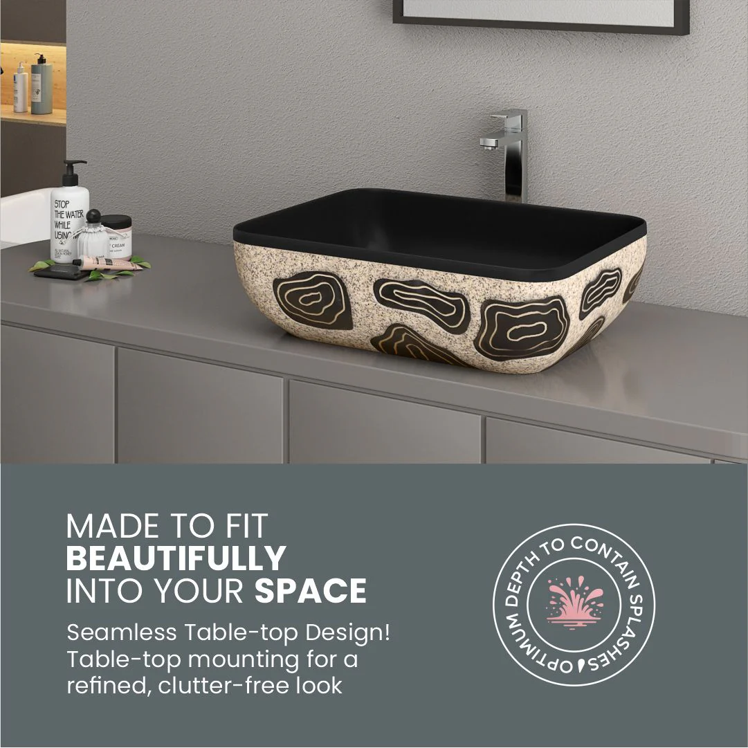 Designer Counter Top Basin (Brezza TT MN38) - Image 6
