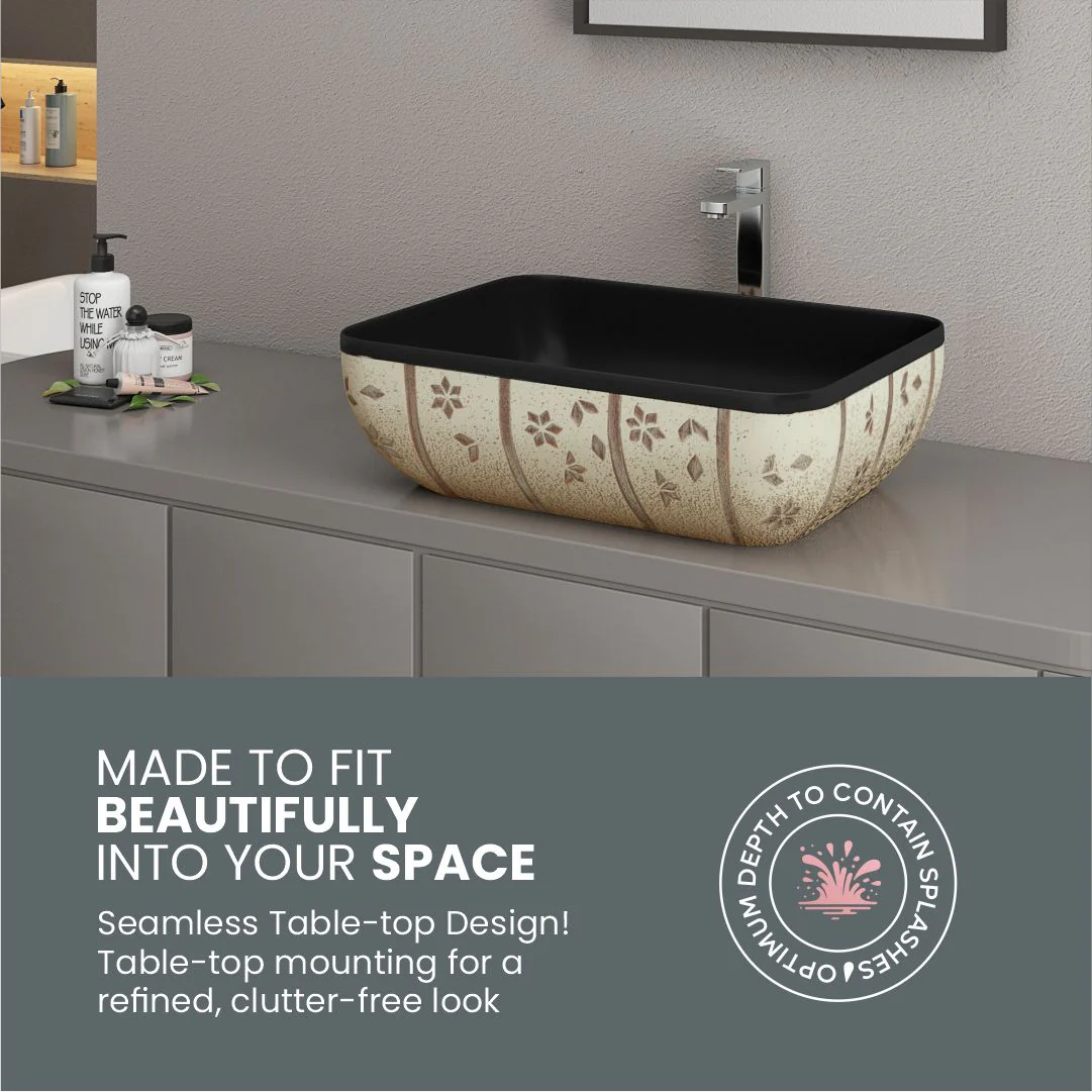Designer Counter Top Basin (Brezza TT MN39) - Image 6