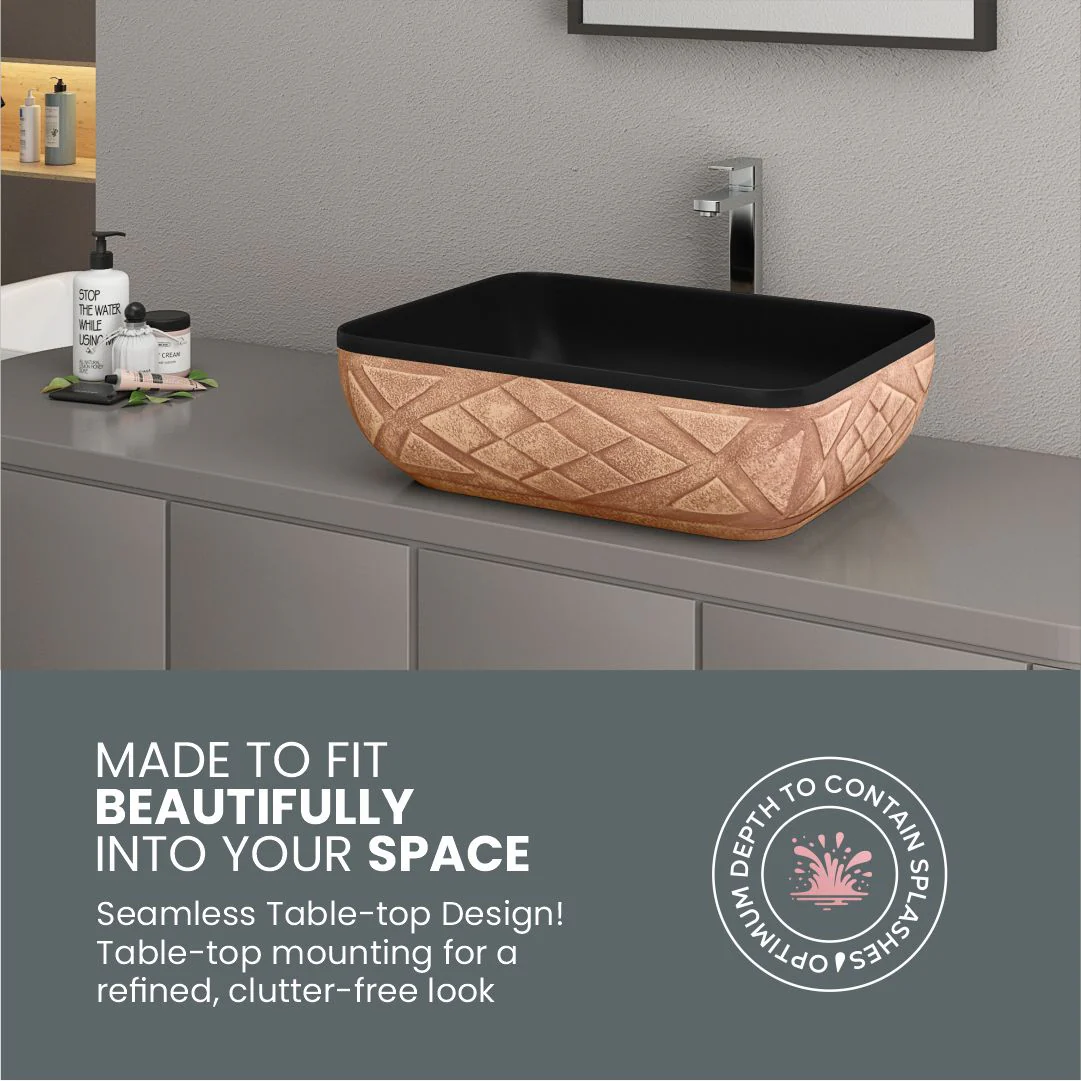 Designer Counter Top Basin (Brezza TT MN43) - Image 6