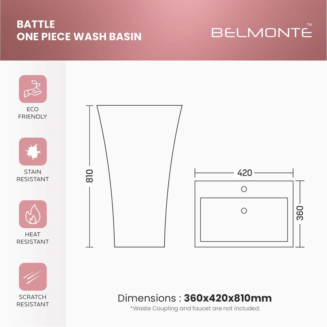 Designer One Piece Basin (Battle Op WB 42) - Image 4