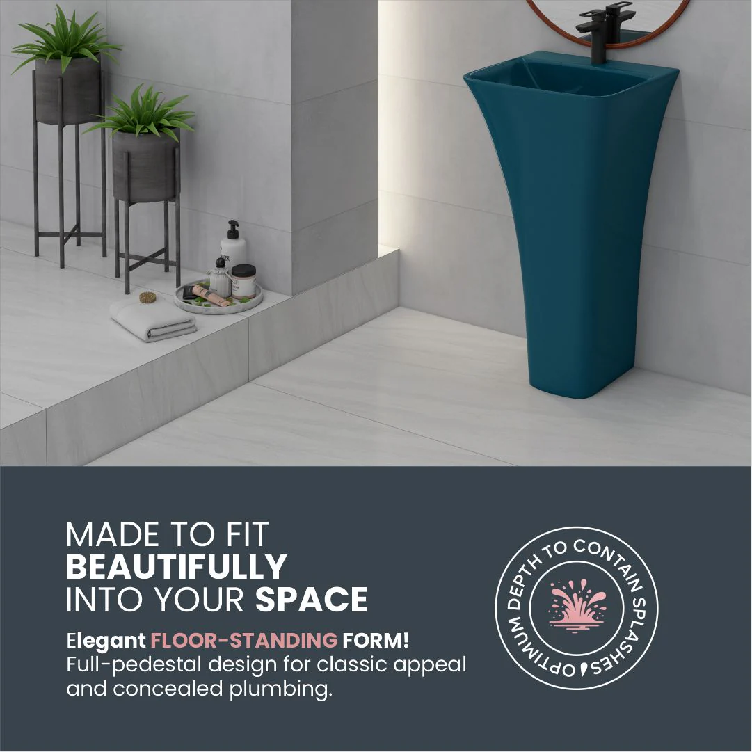 Designer One Piece Basin (Battle OP WB Royal Blue) - Image 7