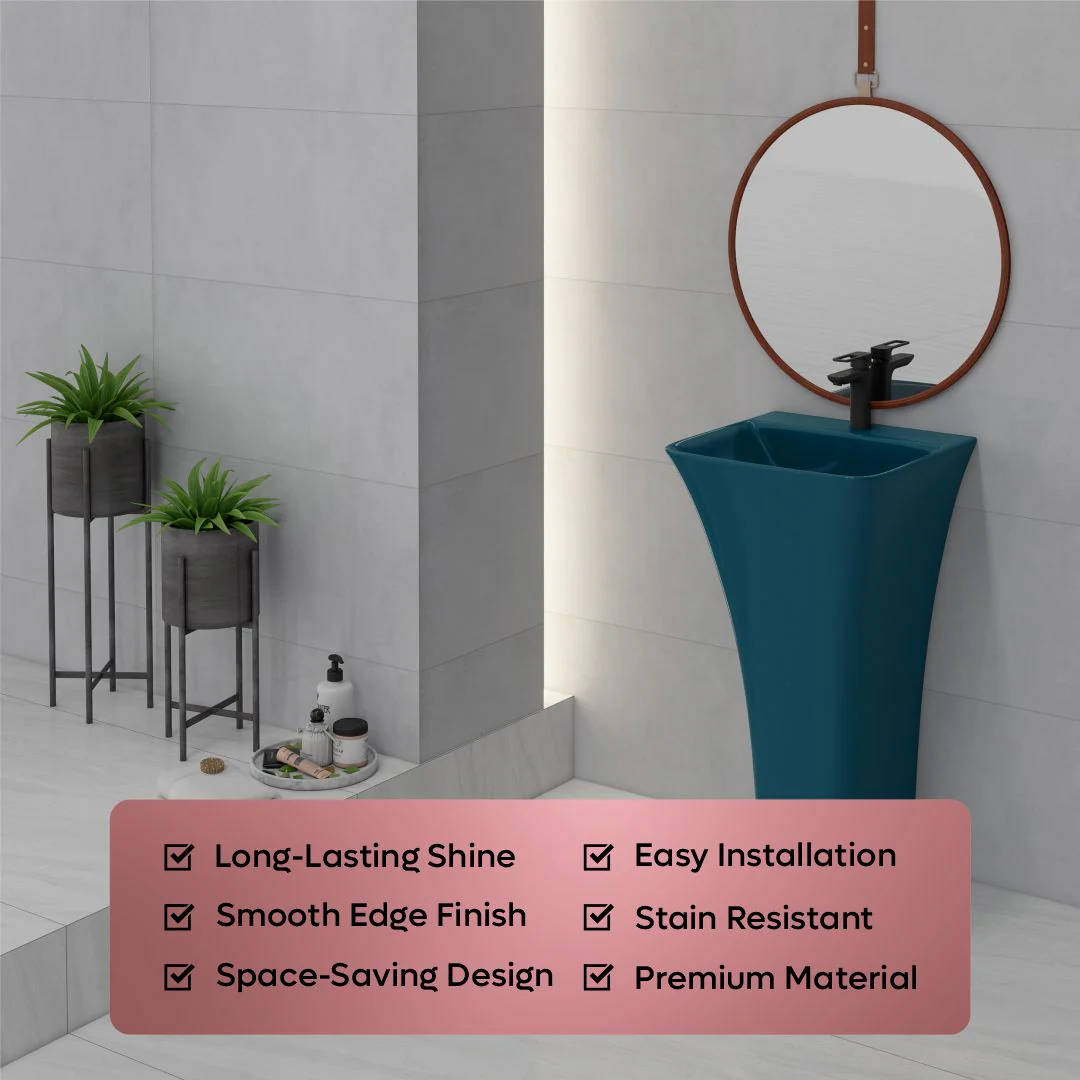 Designer One Piece Basin (Battle OP WB Royal Blue) - Image 8
