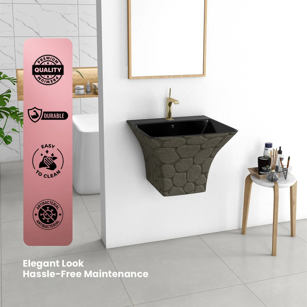 Designer One Piece Half Basin (Cubix 28) - Image 6