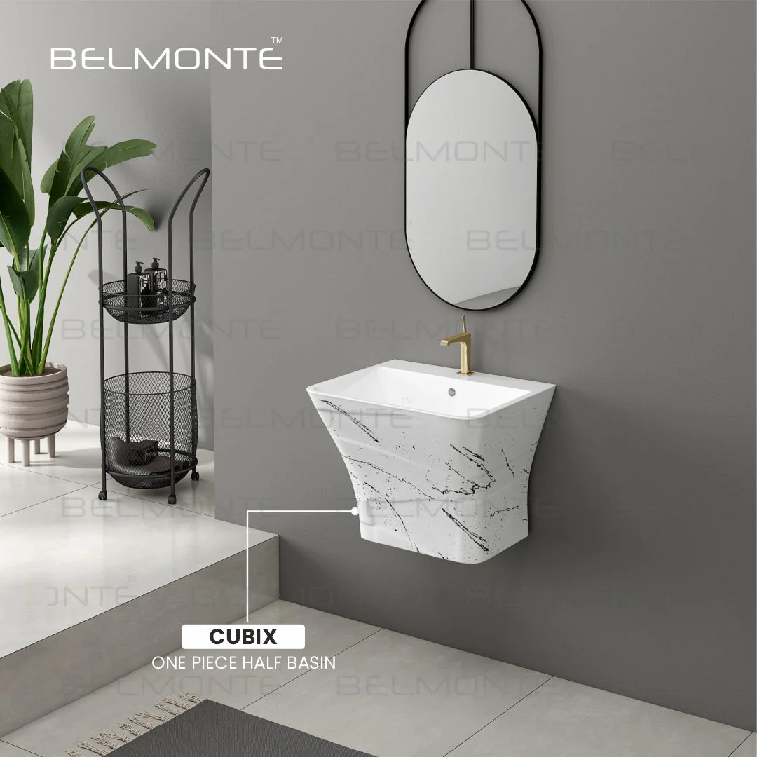 Designer One Piece Half Basin (Cubix 35) - Image 3