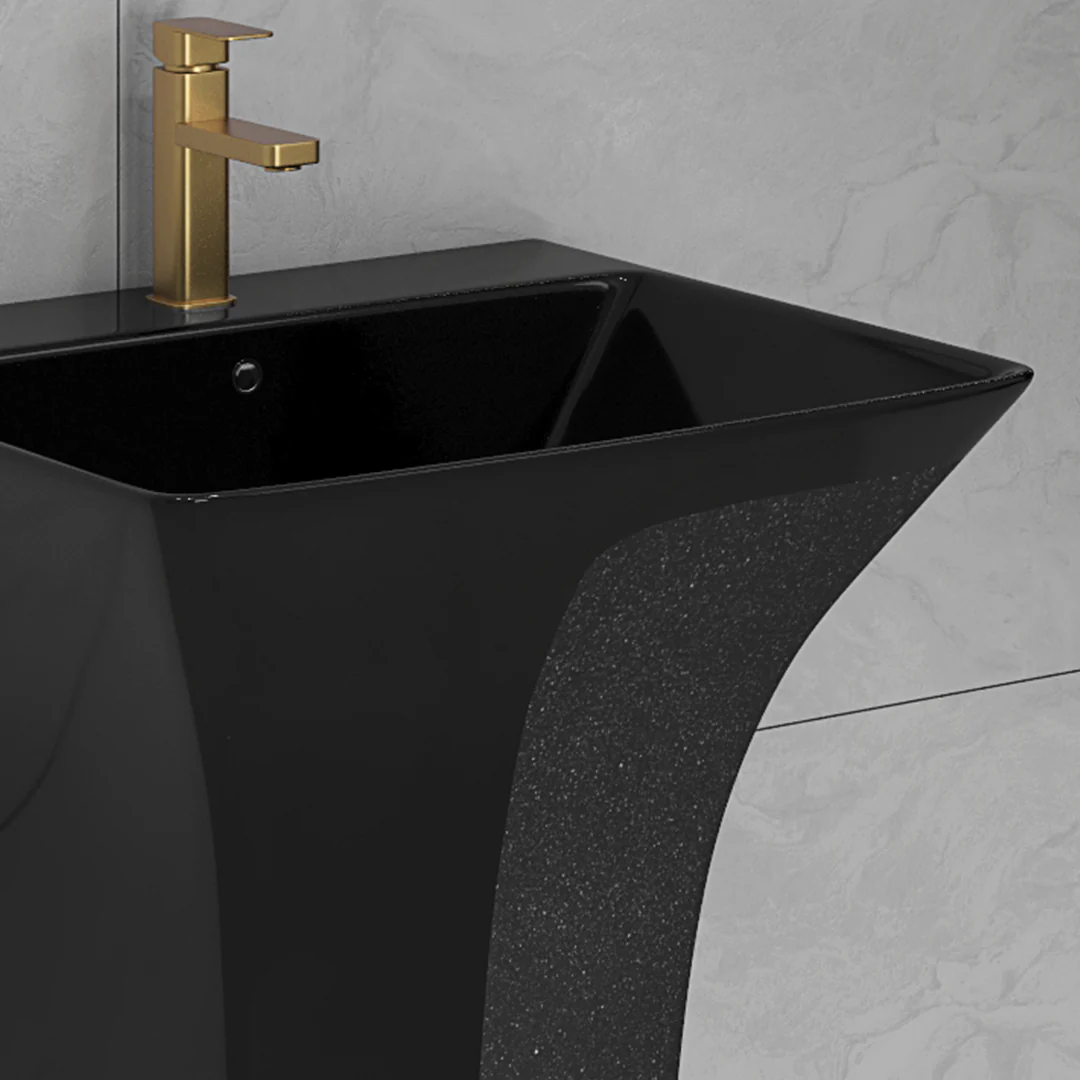 Designer One Piece Half Basin (Cubix 36) - Image 2
