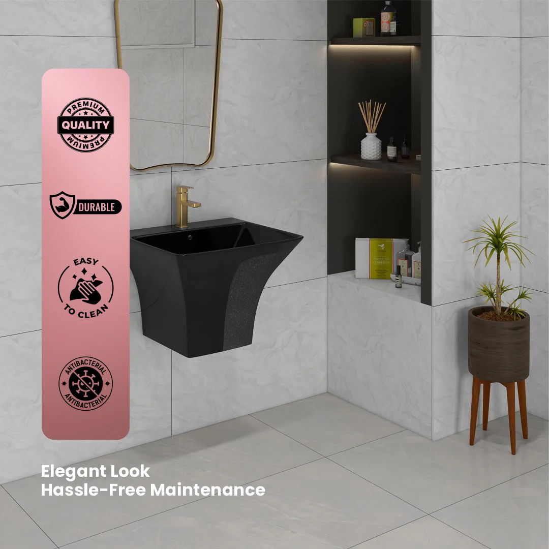 Designer One Piece Half Basin (Cubix 36) - Image 6