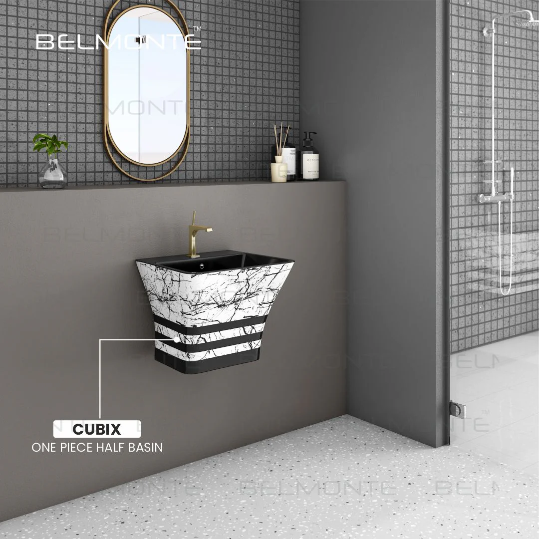 Designer One Piece Half Basin (Cubix 56) - Image 3