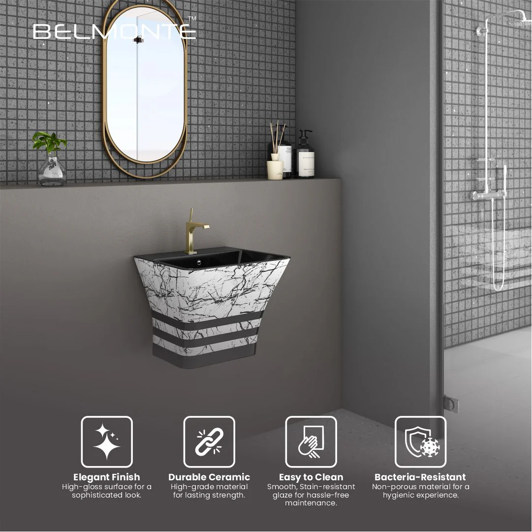 Designer One Piece Half Basin (Cubix 56) - Image 5