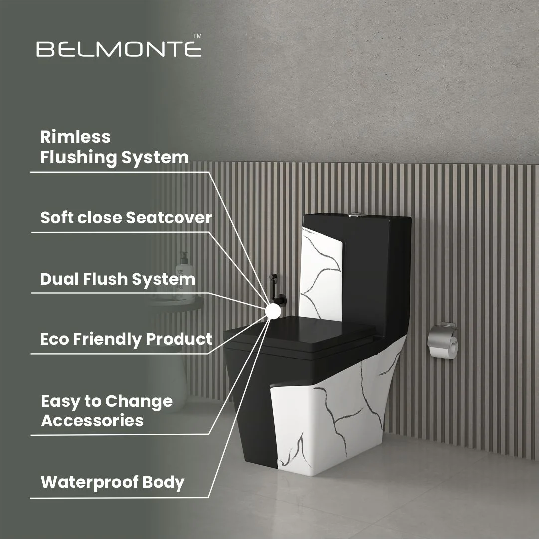 Designer One Piece Water Closet (Cuba OP 16) - Image 3