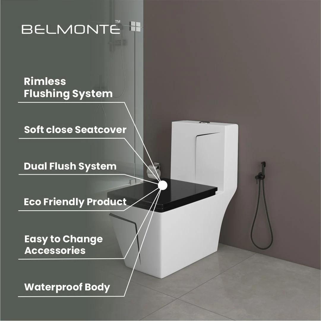 Designer One Piece Water Closet (Cuba OP 18) - Image 3