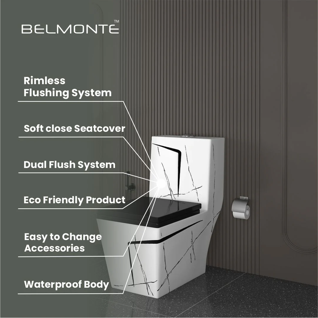 Designer One Piece Water Closet (Cuba OP 37) - Image 3