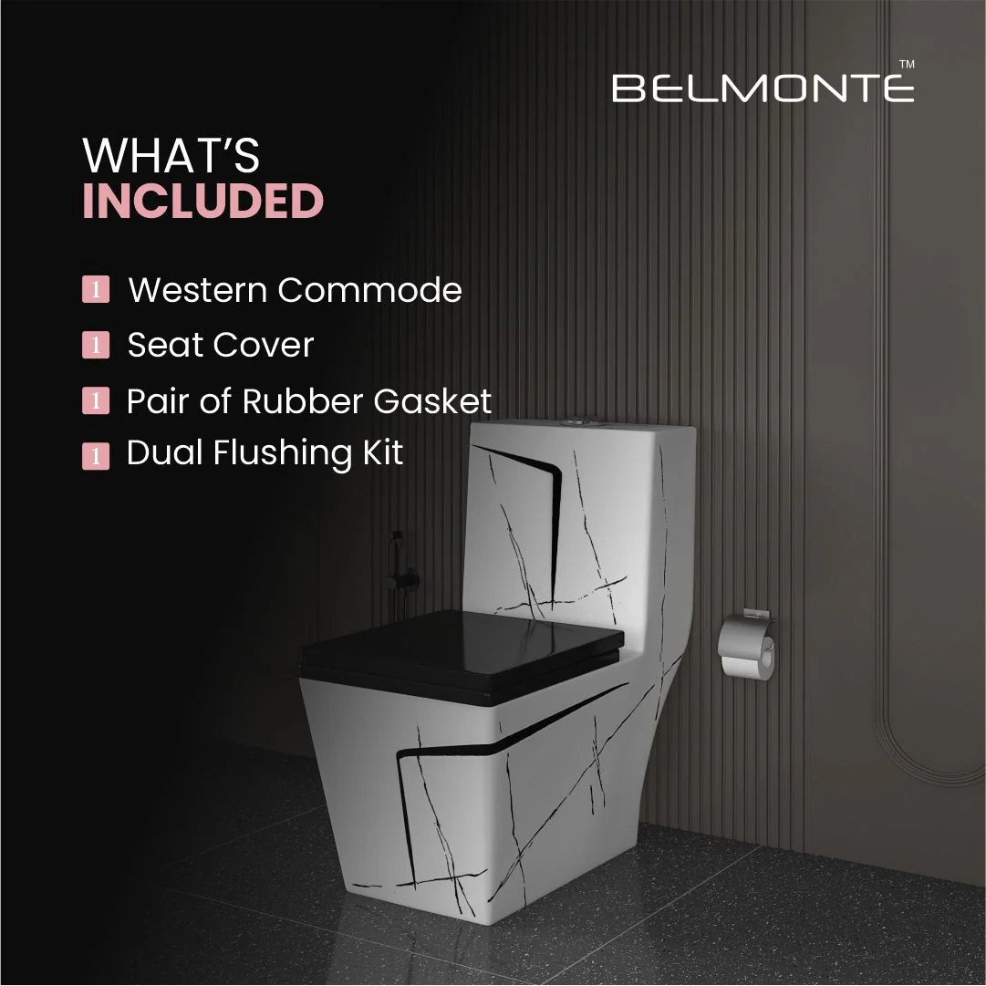 Designer One Piece Water Closet (Cuba OP 37) - Image 6