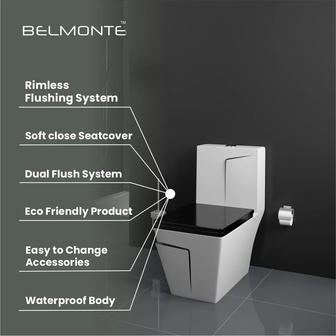Designer One Piece Water Closet (Cuba OP 41) - Image 3