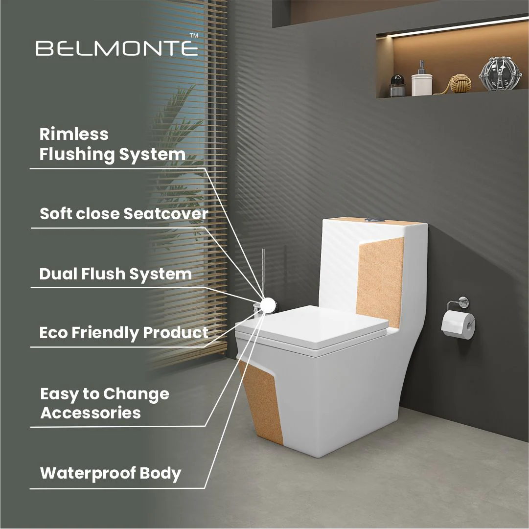 Designer One Piece Water Closet (Cuba OP 42) - Image 3
