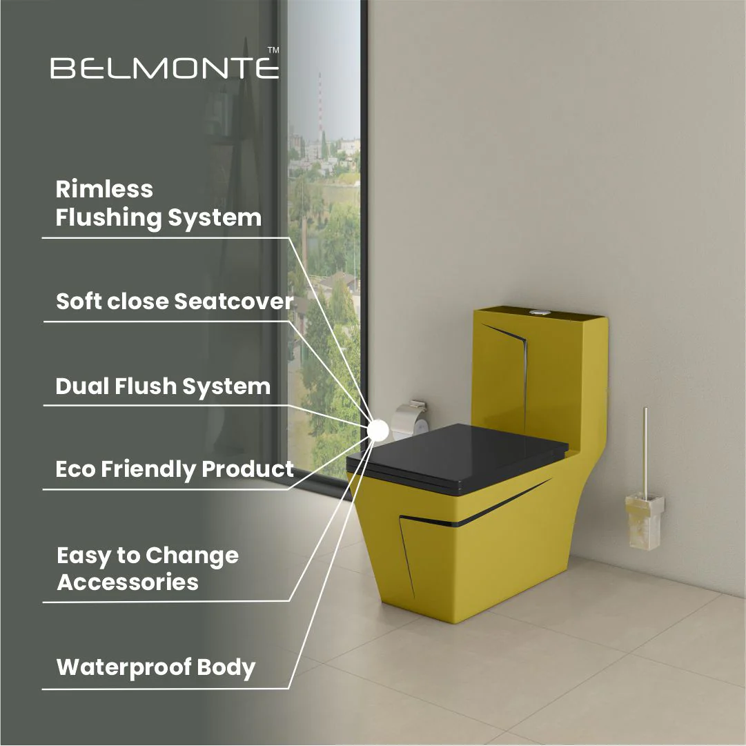Designer One Piece Water Closet (Cuba OP 43) - Image 3