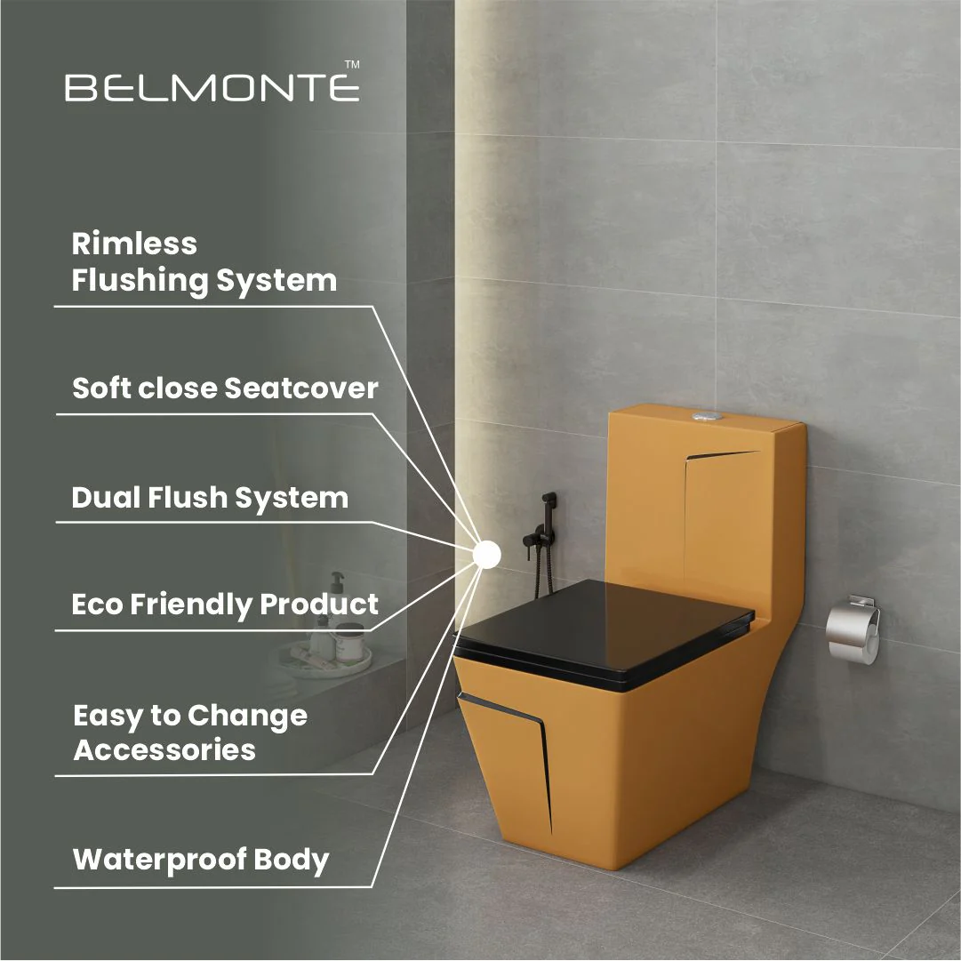 Designer One Piece Water Closet (Cuba OP 44) - Image 3