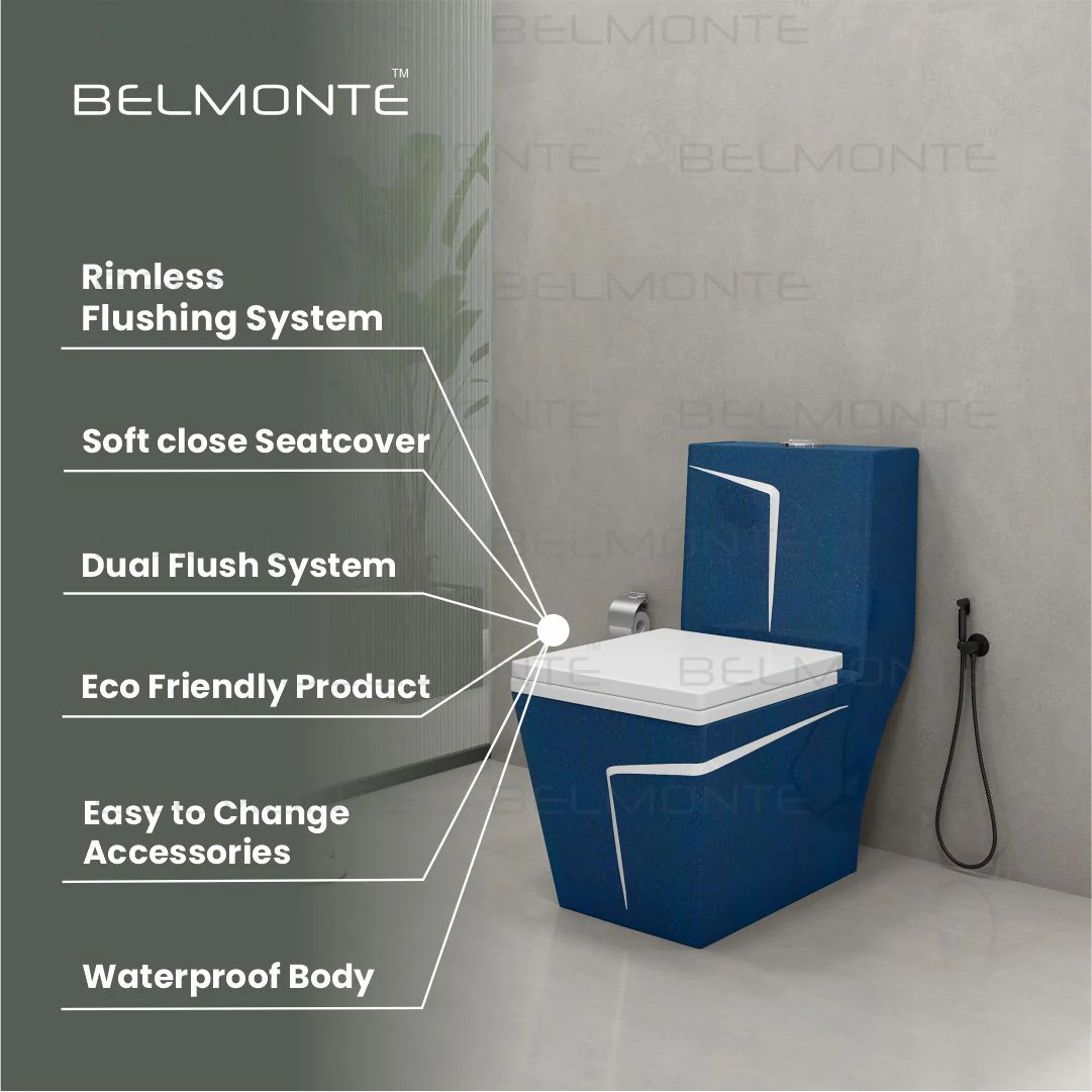 Designer One Piece Water Closet (Cuba OP 52) - Image 3