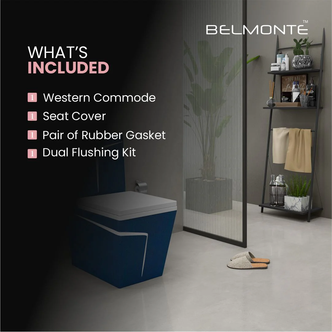 Designer One Piece Water Closet (Cuba OP 52) - Image 6