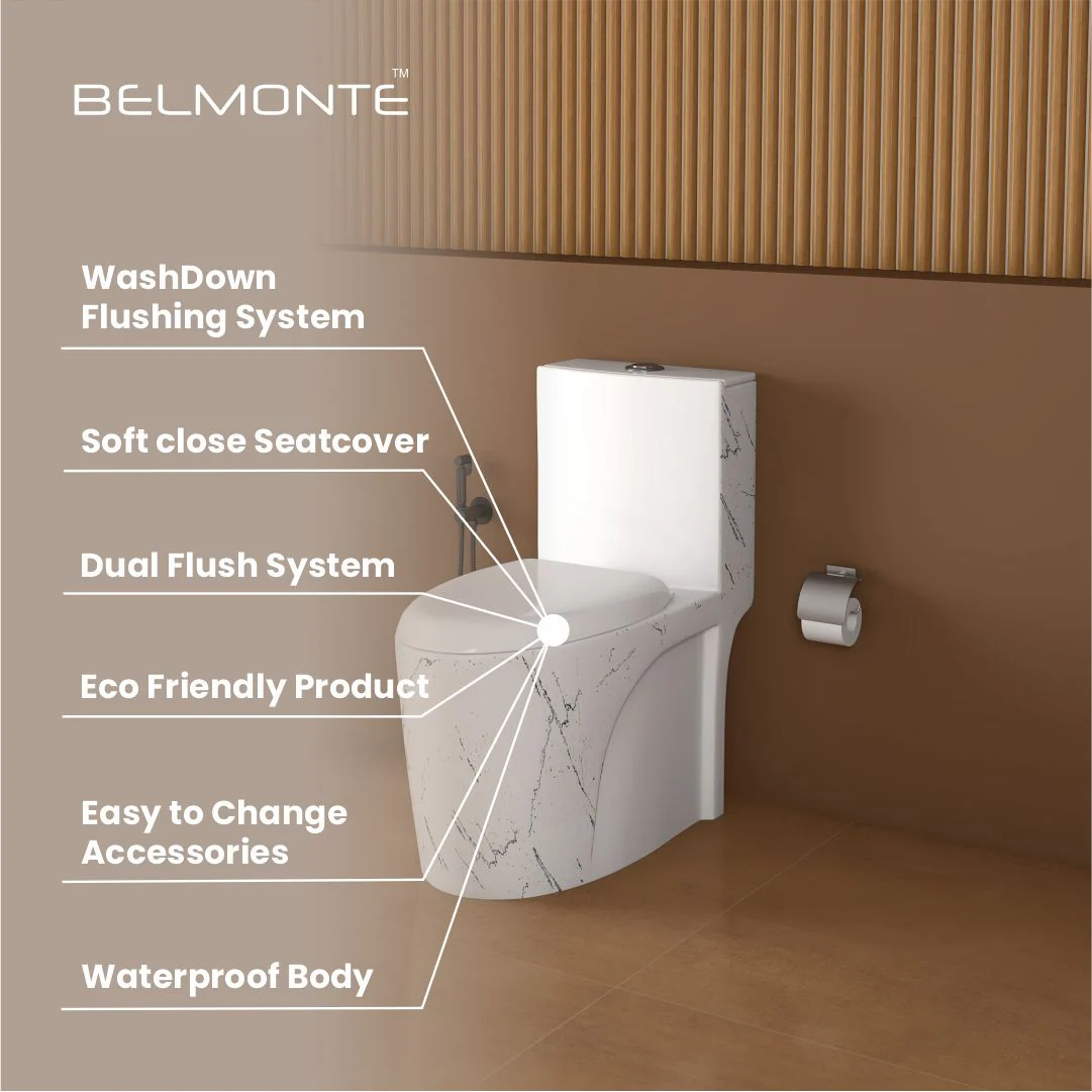 Designer One Piece Water Closet (Numero OP 21) - Image 3