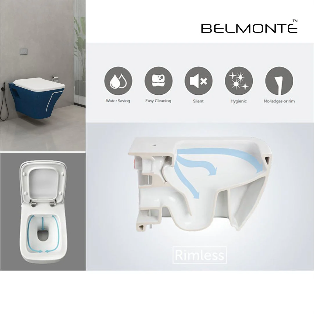 Designer Wall Hung Water Closet (Neon W/H 52) - Image 6