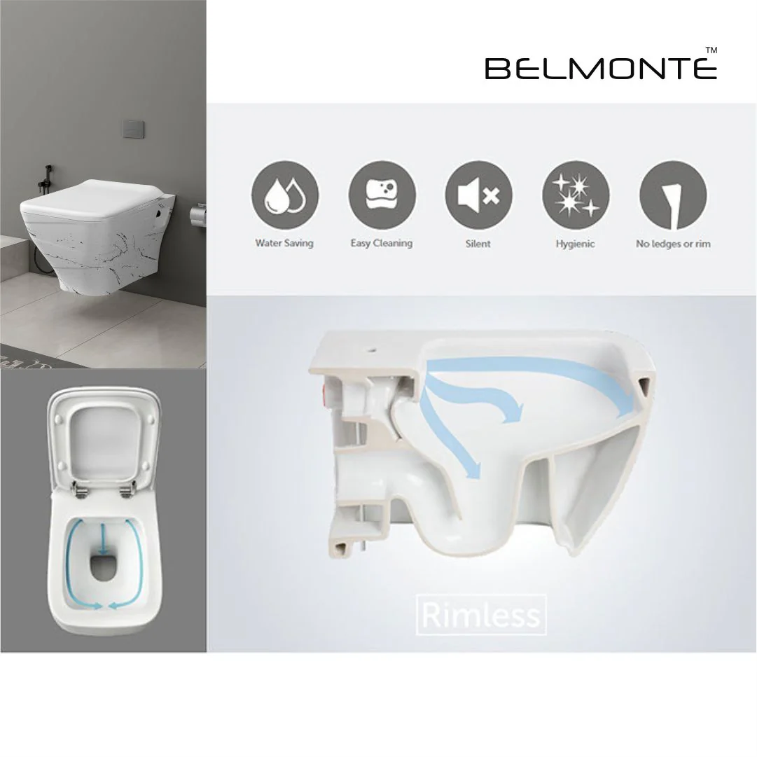 Designer Wall Hung Water Closet (Neon WH 35) - Image 6