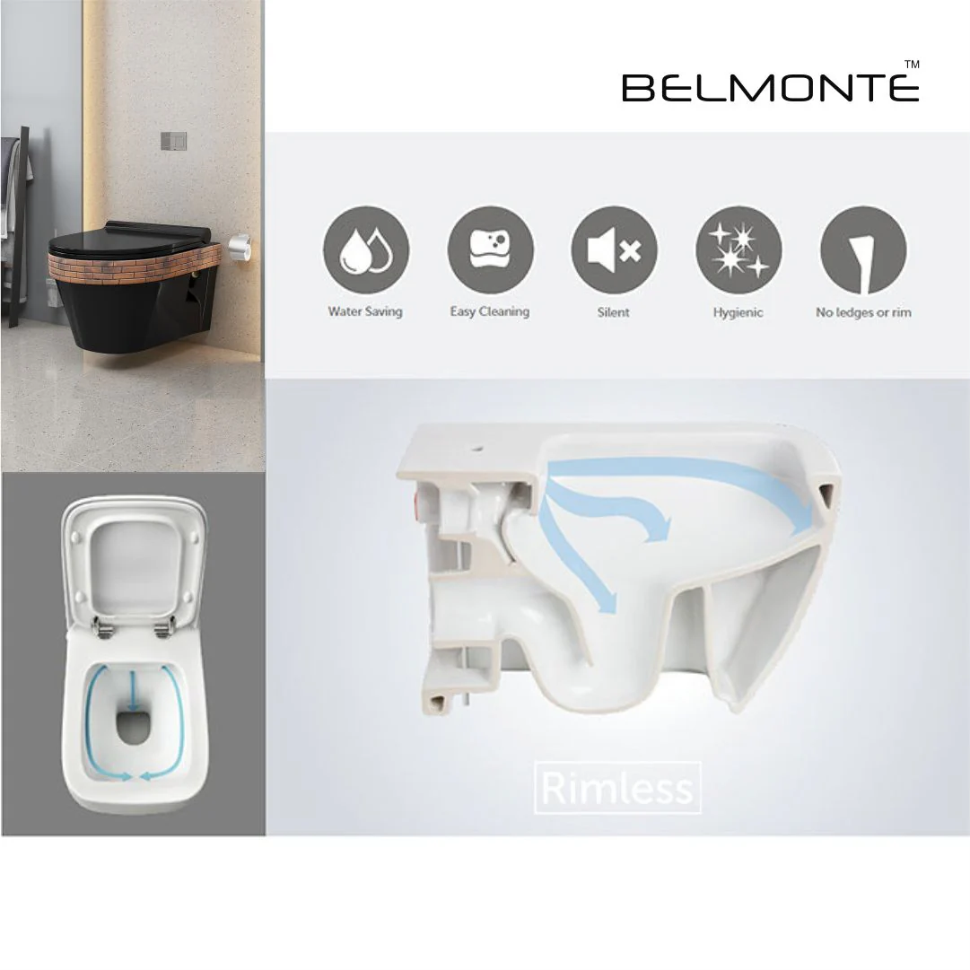 Designer Wall Hung Water Closet (Retro W/H BB08) - Image 5