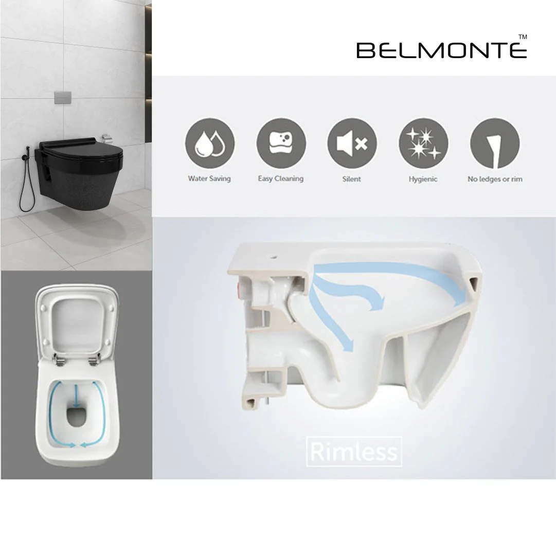 Designer Wall Hung Water Closet (Retro WH 36) - Image 6
