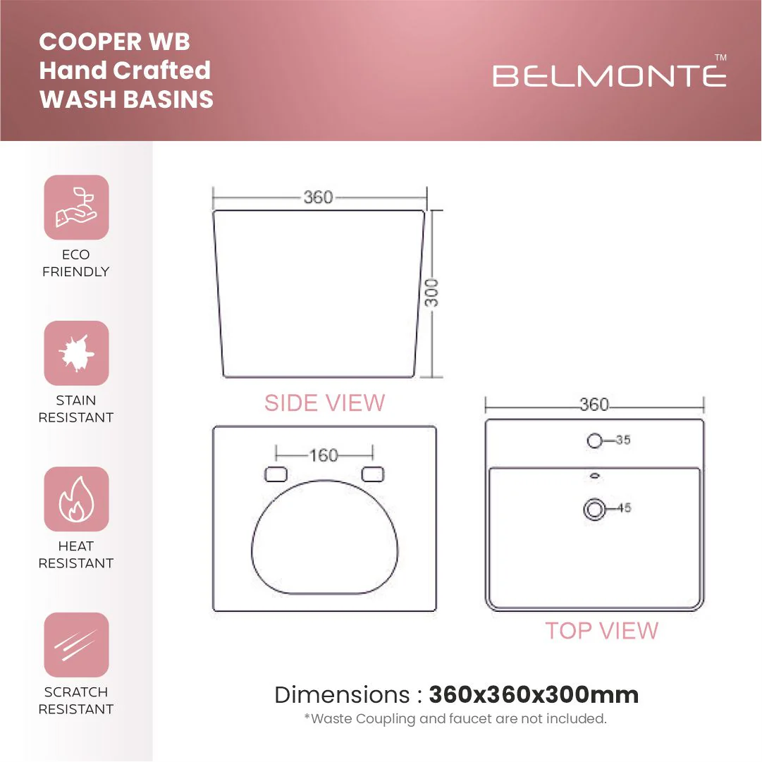 Designer Wash Basin (Cooper WB 21) - Image 3