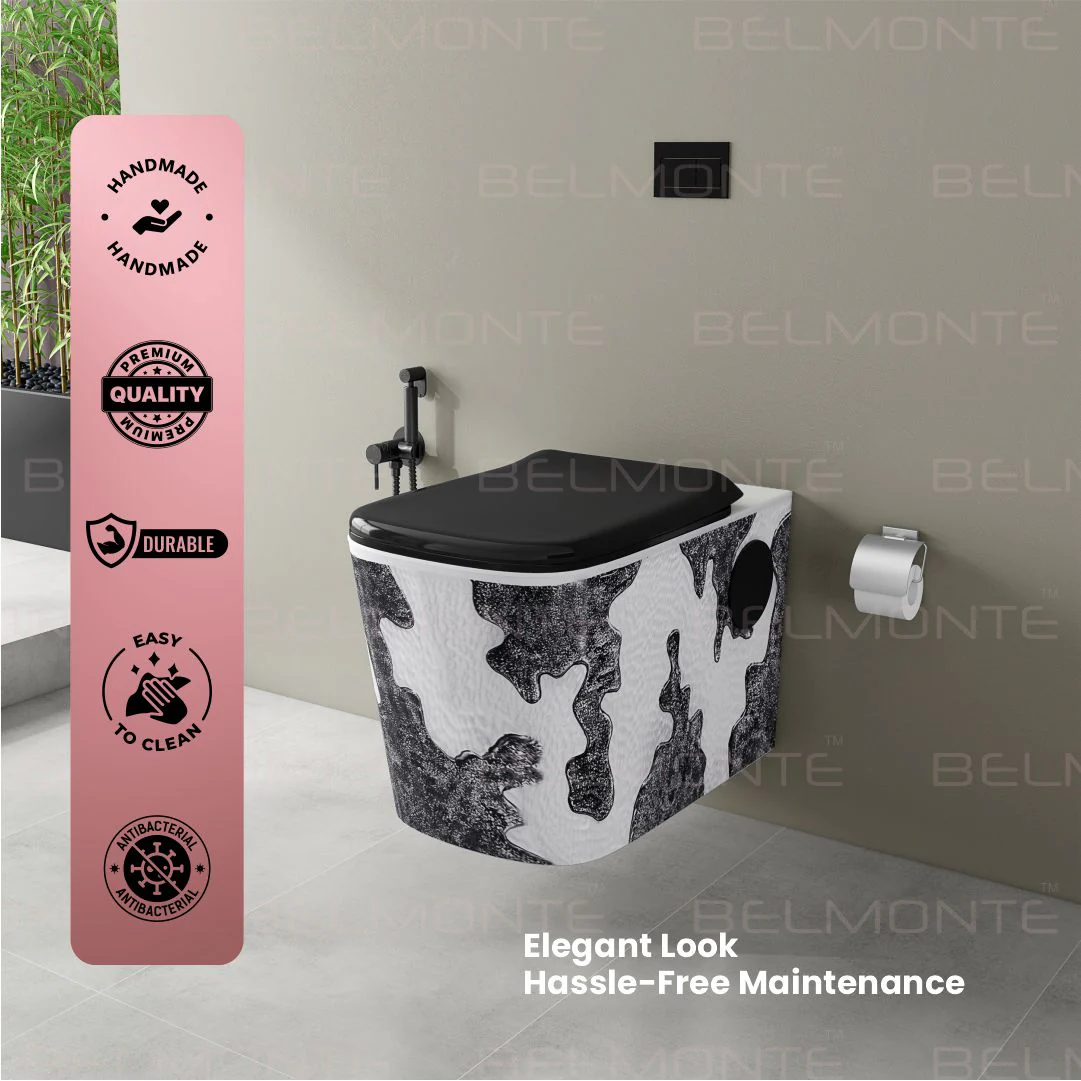 Designer Western Commode (Moon WH 03) - Image 6