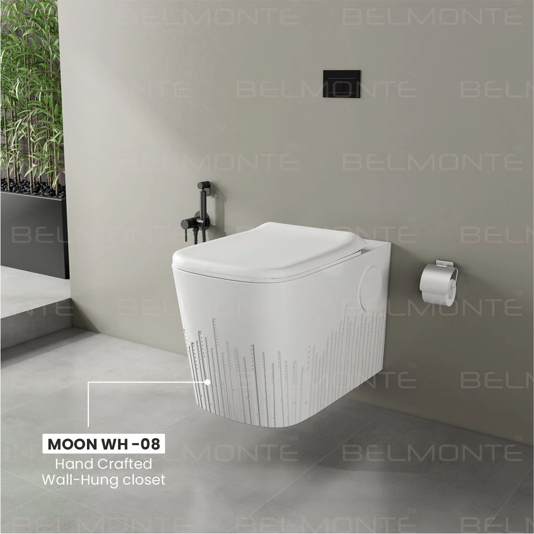 Designer Western Commode (Moon WH 08) - Image 3