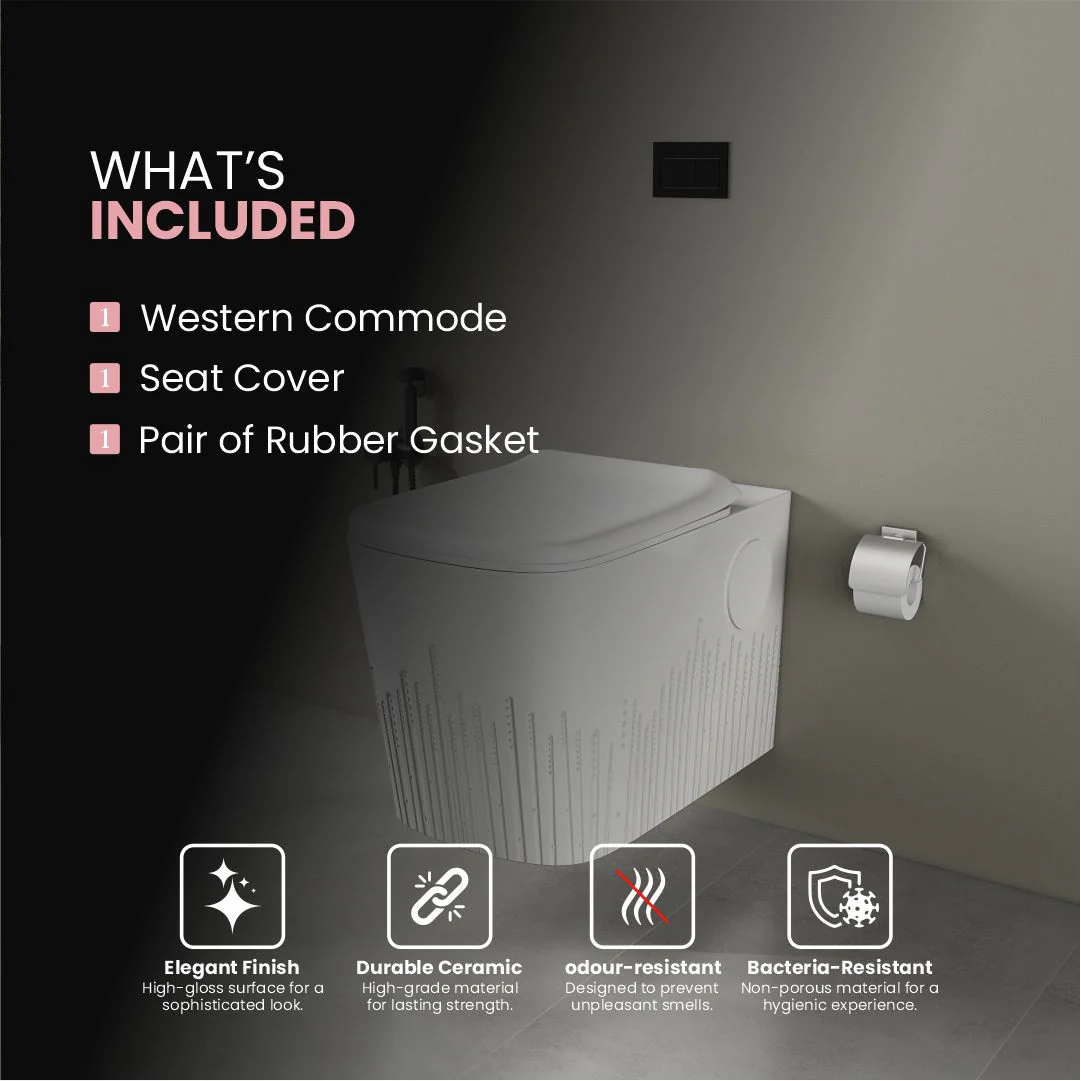 Designer Western Commode (Moon WH 08) - Image 6