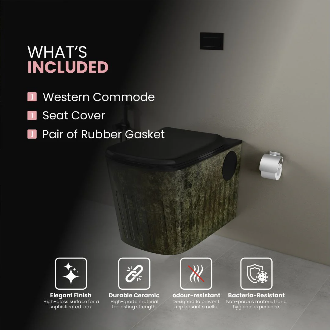 Designer Western Commode (Moon WH 09) - Image 5