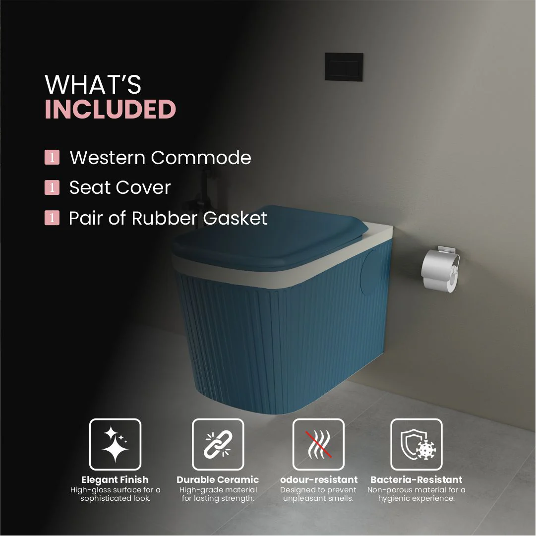 Designer Western Commode (Moon WH 11) - Image 4