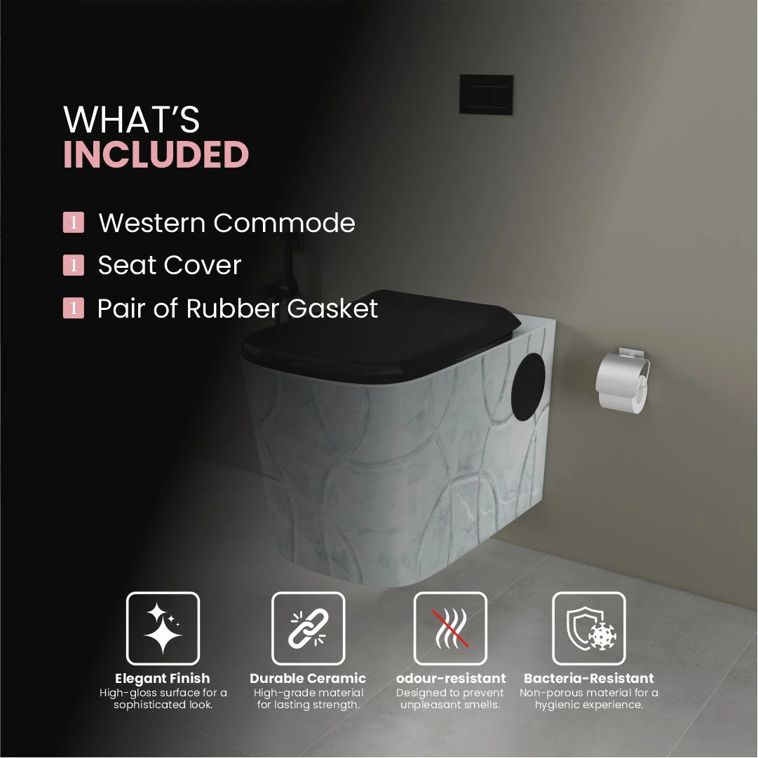 Designer Western Commode (Moon WH 13) - Image 5