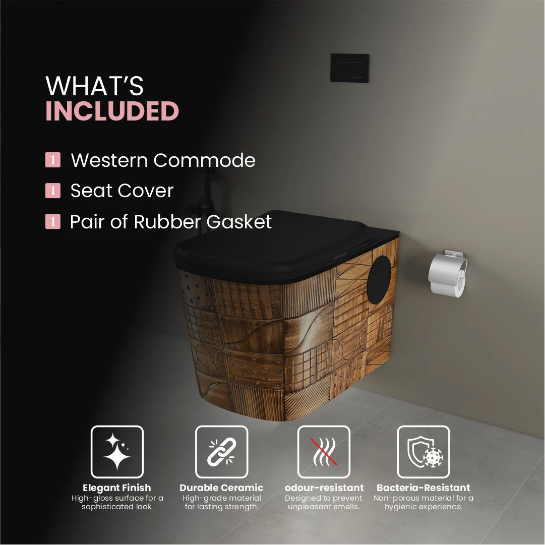 Designer Western Commode (Moon WH 16) - Image 5