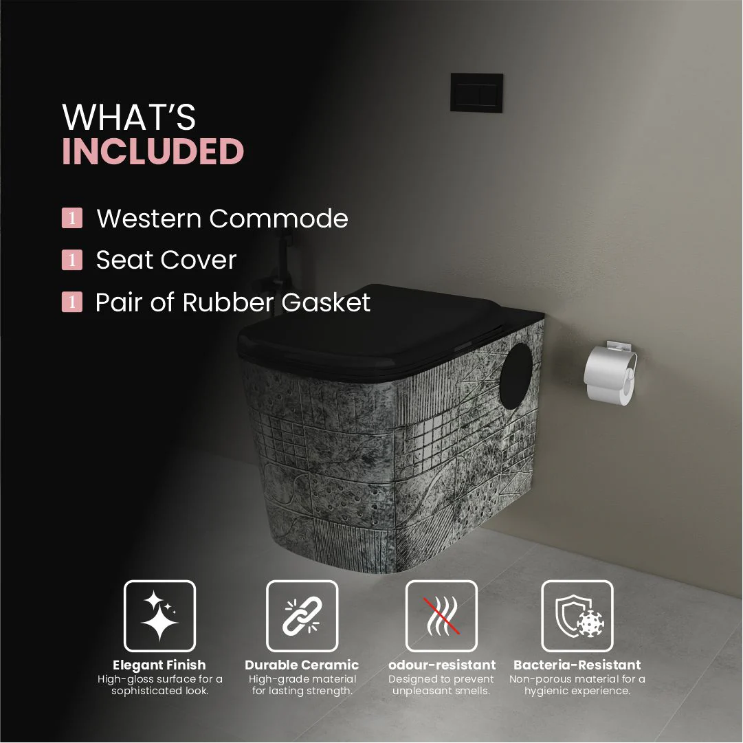 Designer Western Commode (Moon WH 17) - Image 5