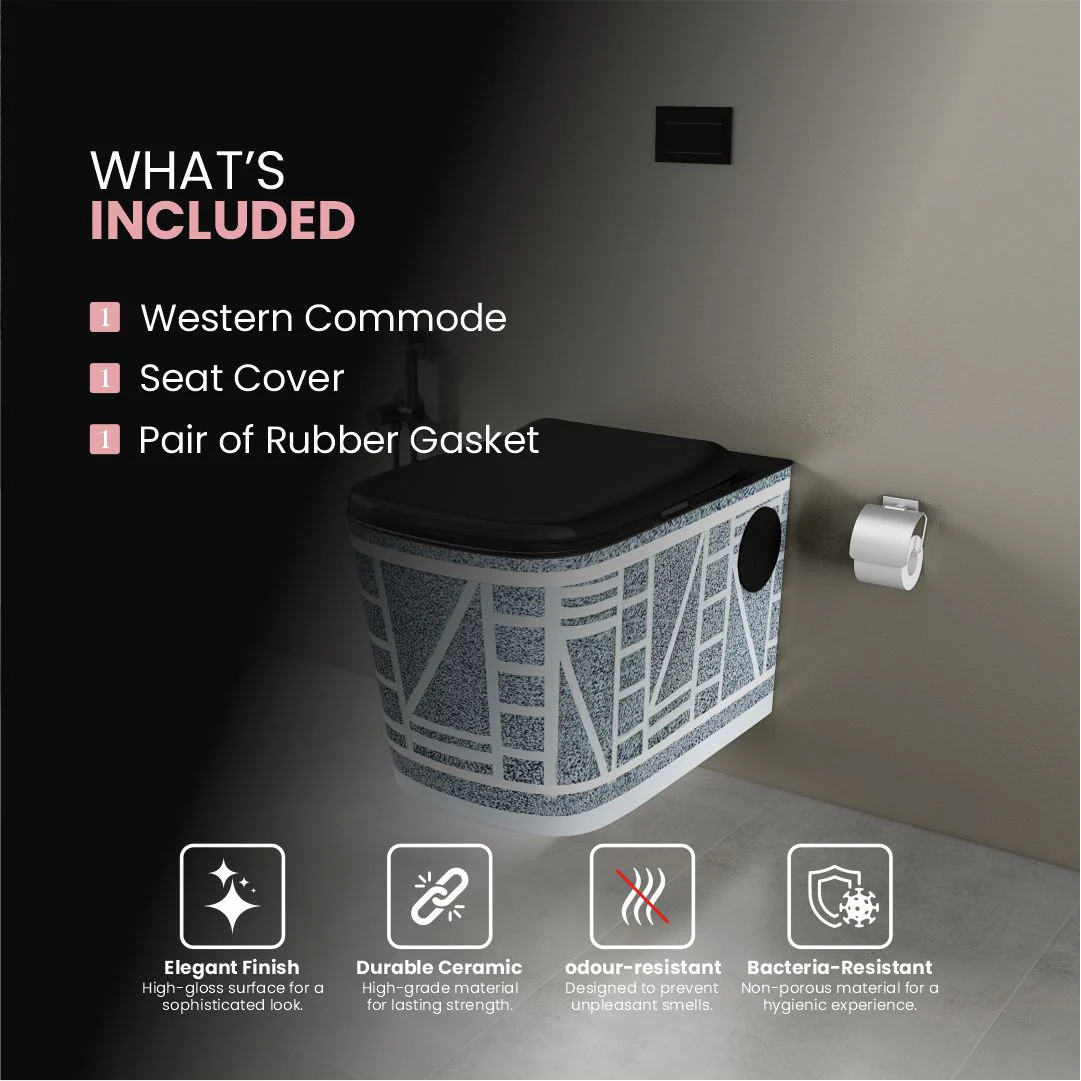 Designer Western Commode (Moon WH 20) - Image 5