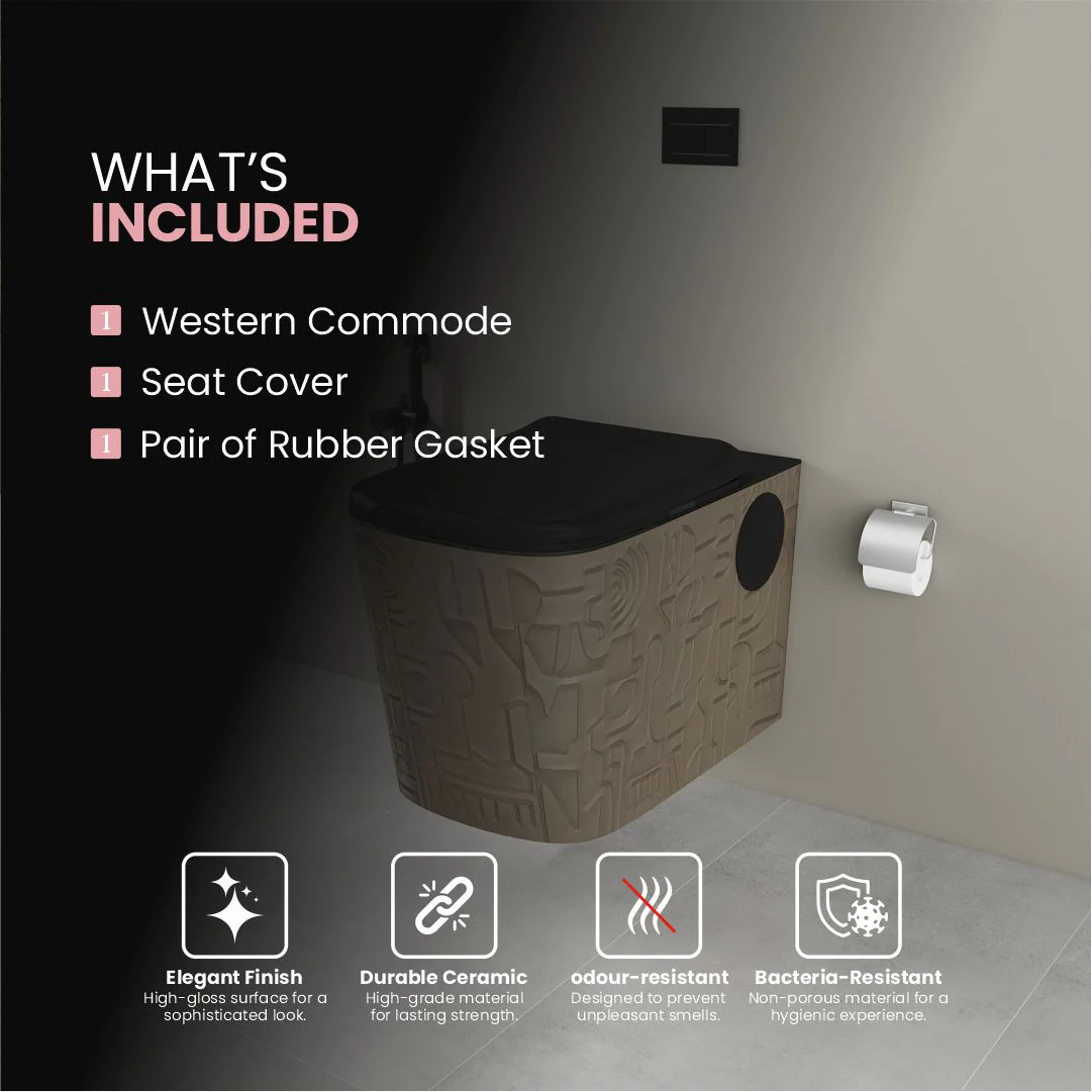 Designer Western Commode (Moon WH 24) - Image 5