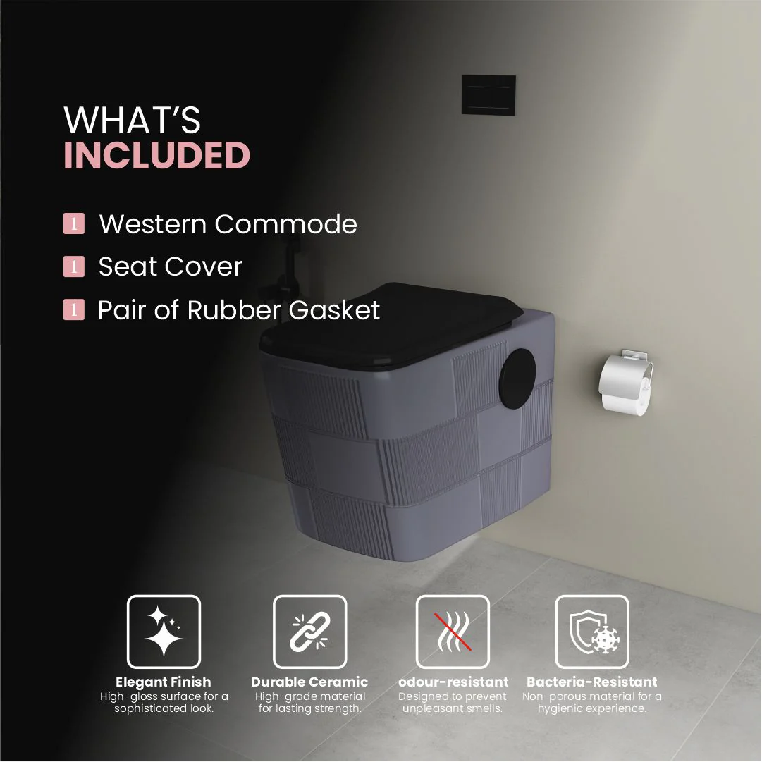 Designer Western Commode (Moon WH 25) - Image 5