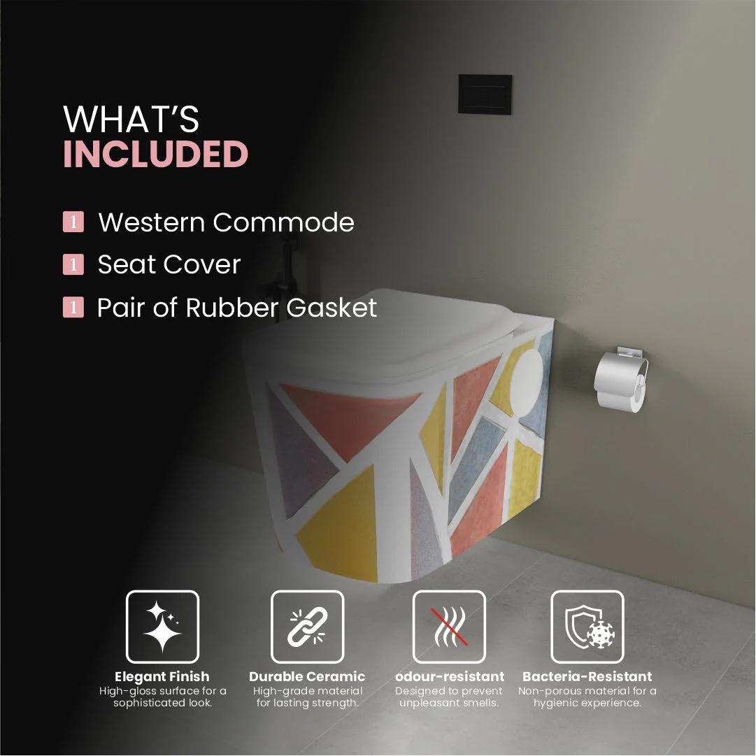 Designer Western Commode (Moon WH 26) - Image 4