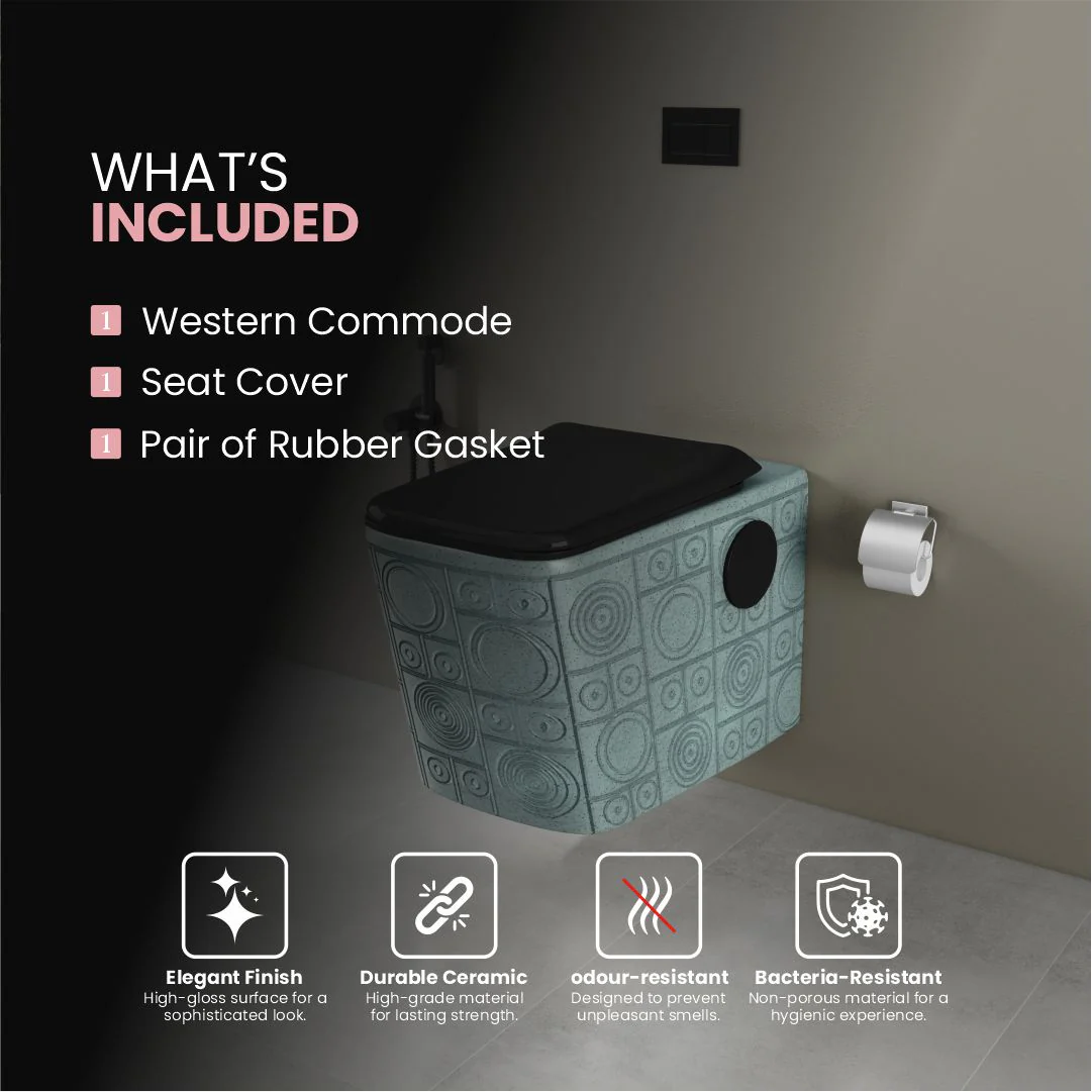 Designer Western Commode (Moon WH 27) - Image 5